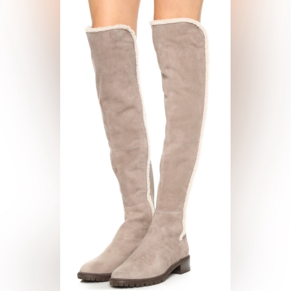 Stuart weitzman parka topo suede boots